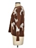 T Tahari Print Brown Pullover Sweater Size S - photo 5