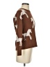 T Tahari Print Brown Pullover Sweater Size S - photo 4