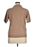 DAZY 100% Viscose Brown Short Sleeve Blouse Size XL - photo 2