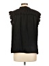 DR2 100% Polyester Black Sleeveless Blouse Size L - photo 2