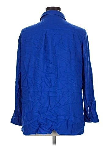 Simply Irresistible 3/4 Sleeve Button-Down Shirt (view 2)