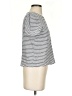 Boden 100% Cotton Stripes White Silver Short Sleeve Top Size S - photo 4