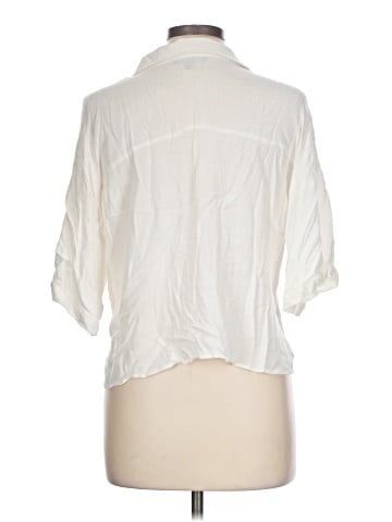 Moa Moa 3/4 Sleeve Button-Down Shirt (view 2)