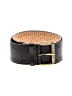 Malandrino Black Leather Belt Size Med - Lg - photo 1