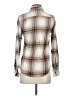 George Plaid Brown Long Sleeve Button-Down Shirt Size XS - photo 2