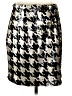 Cache Houndstooth Silver Formal Skirt Size XS - photo 2