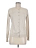 August Silk Solid Ivory Cardigan Size M - photo 1