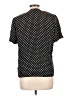 Kasper A.S.L. 100% Polyester Polka Dots Black Short Sleeve Blouse Size 10 - photo 2