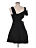 BCBGMAXAZRIA 100% Polyester Solid Black Cocktail Dress Size 8 - photo 2