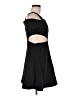 BCBGMAXAZRIA 100% Polyester Solid Black Cocktail Dress Size 8 - photo 4