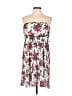 Zenobia Floral White Cocktail Dress Size M - photo 1