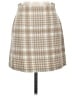Wilfred Plaid Tan Wool Skirt Size 4 - photo 1