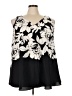 Lane Bryant 100% Polyester Black Sleeveless Blouse Size 22L - photo 1