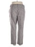 Ann Taylor LOFT Plaid Gray Casual Pants Size 14 - photo 2