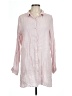 Sigrid Olsen 100% Linen Pink Long Sleeve Button-Down Shirt Size L - photo 1