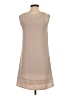 H&M 100% Polyester Solid Tan Casual Dress Size 4 - photo 2