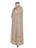 H&M 100% Polyester Solid Tan Casual Dress Size 4 - photo 5