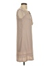 H&M 100% Polyester Solid Tan Casual Dress Size 4 - photo 4