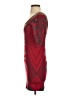 Bebe Graphic Red Cocktail Dress Size XS - photo 5