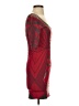 Bebe Graphic Red Cocktail Dress Size XS - photo 4