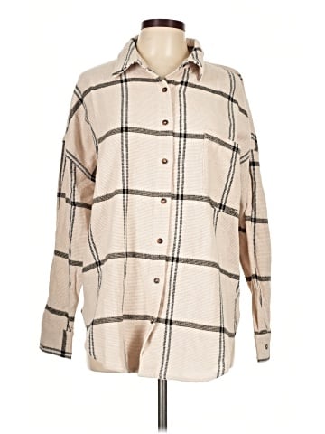 Blu Pepper Long Sleeve Button-Down Shirt (view 1)