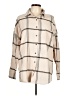 Blu Pepper 100% Cotton Plaid Tan Long Sleeve Button-Down Shirt Size L - photo 1