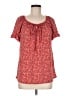 Max Studio Red Short Sleeve Blouse Size M - photo 1