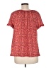 Max Studio Red Short Sleeve Blouse Size M - photo 2