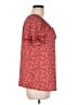 Max Studio Red Short Sleeve Blouse Size M - photo 4