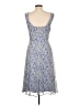 Connected Apparel 100% Polyester Paisley Blue Casual Dress Size 12 - photo 2