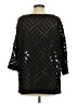 I.C. By Connie K 100% Polyester Black 3/4 Sleeve Blouse Size S - photo 2