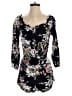 Auguste 100% Rayon Floral Black Romper Size 2 - photo 1