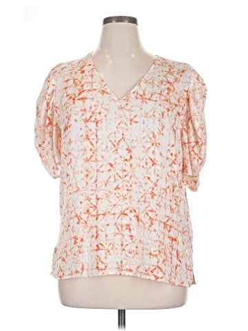 DKNY Short Sleeve Blouse (view 1)