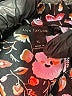 Ann Taylor 100% Polyester Floral Black Long Sleeve Blouse Size XL - photo 7
