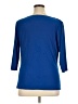 DressBarn Blue 3/4 Sleeve Top Size 1X - photo 2