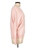 Lands' End 100% Supima Cotton Argyle Pink Pullover Sweater Size L - photo 4
