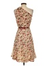 Mango Floral Tan Cocktail Dress Size S - photo 2
