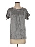 Unbranded Metallic Gray Short Sleeve Blouse Size S (estimated) - photo 1
