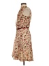 Mango Floral Tan Cocktail Dress Size S - photo 5