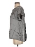 Unbranded Metallic Gray Short Sleeve Blouse Size S (estimated) - photo 5