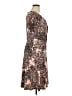 Connected Apparel Paisley Brown Casual Dress Size 14 - photo 4