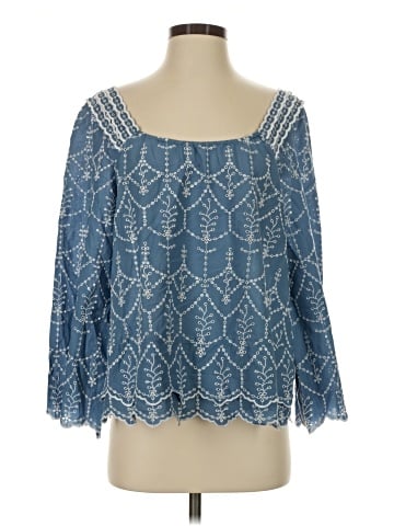 Caslon 3/4 Sleeve Blouse (view 1)