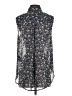 H&M 100% Polyester Blue Sleeveless Blouse Size 4 - photo 2