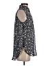 H&M 100% Polyester Blue Sleeveless Blouse Size 4 - photo 4
