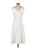 Kobi Halperin Solid White Casual Dress Size 6 - photo 2