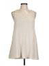 Unbranded 100% Rayon Ivory Sleeveless Blouse Size L - photo 1
