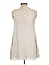 Unbranded 100% Rayon Ivory Sleeveless Blouse Size L - photo 2