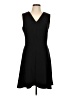 Halogen Solid Black Cocktail Dress Size L - photo 1