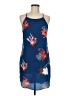 Unbranded Tropical Blue Casual Dress Size M - photo 1