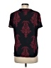 Ann Taylor LOFT 100% Polyester Paisley Red Short Sleeve T-Shirt Size M (petite) - photo 2